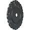 Ekena Millwork Angel Ceiling Medallion (Fits Canopies up to 15 3/4"), 32 1/4"OD x 3 5/8"ID x 1 1/8"P, Pewter CM32ANPES - alternate 5